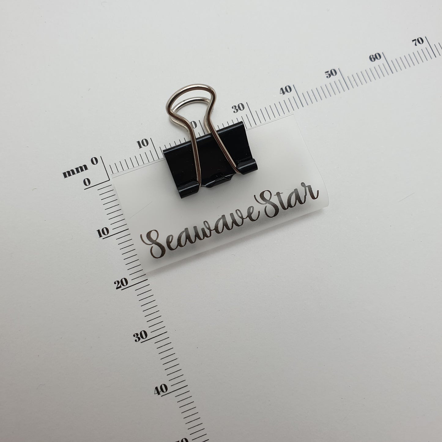 ~TRANSPARENT PU SWIMWEAR TAPE - STANDARD PRINT - FABRIC LABELS