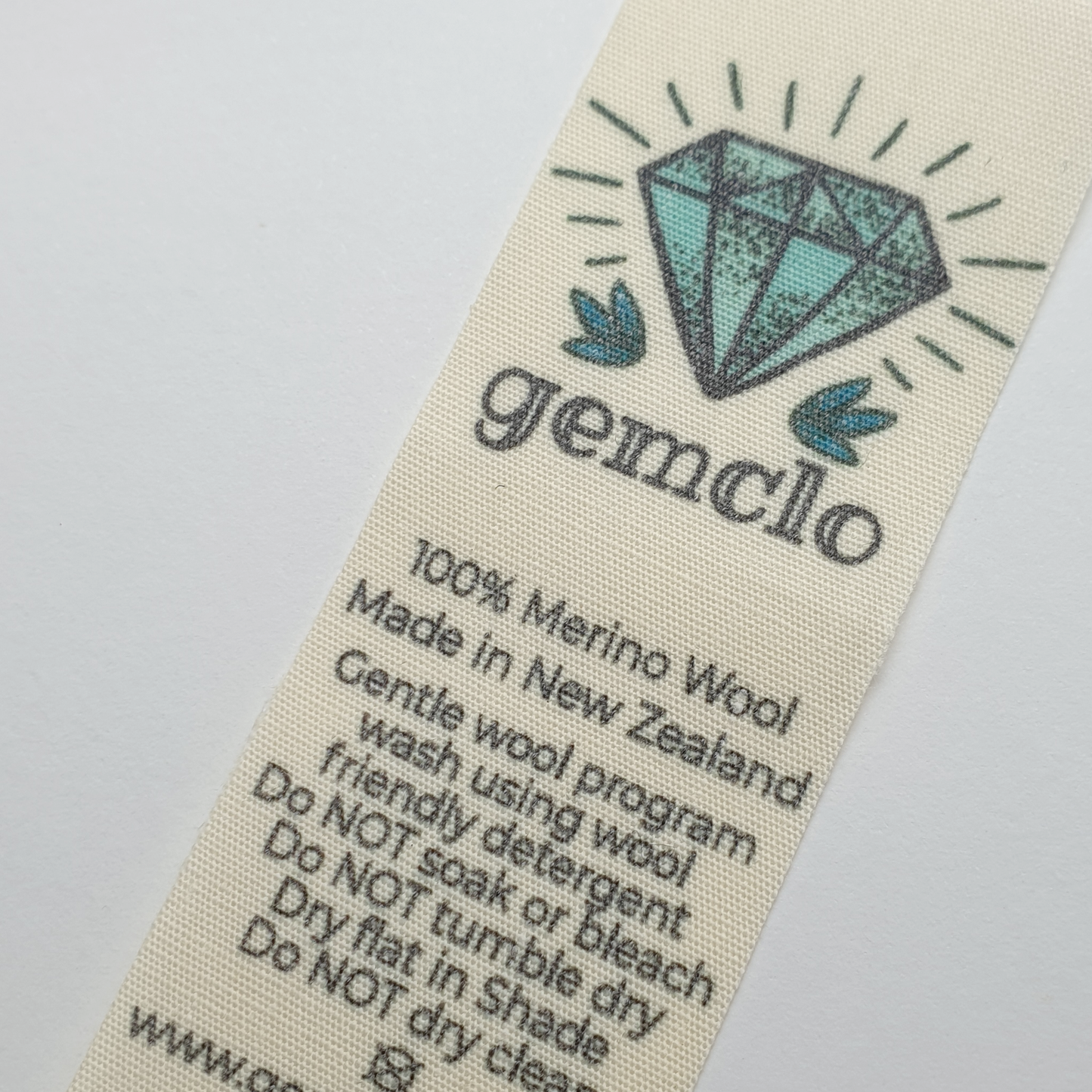 ~LIGHTWEIGHT POLYESTER COTTON - PERMANENT PRINT - FABRIC LABELS